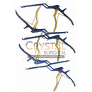 Bayonet Kerrison Bone Rongeurs Set of 5 PCS , 9" , 45 Degree Upward