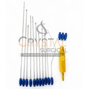 Fat Transfer Full Body Reshaping Luer Lock Liposuction Cannula Set of 15 Pieces
