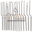 Hardy Pituitary Neuro Curettes Set Of 16 Neuro Spine Instruments