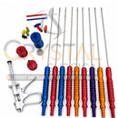 Fixed Handle Liposuction Fat Transfer Cannula Set